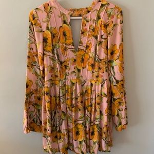 Free People Floral Dress/ Long Top